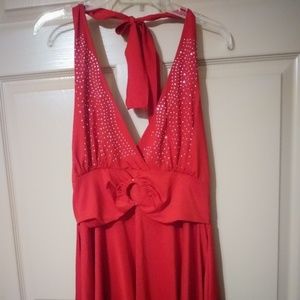 Rinestone Studded Party Top